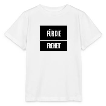 Je suis pour la liberté - T-shirt bio MINI CREATOR Stanley/Stella Enfant - blanc - Devant - Maike (125cm)
