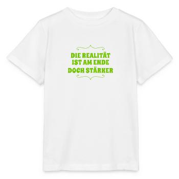 die Wahrheit setzt sich durch - Stanley/Stella Kinder T-Shirt MINI CREATOR  - Weiß - Vorne - Maike (125cm)