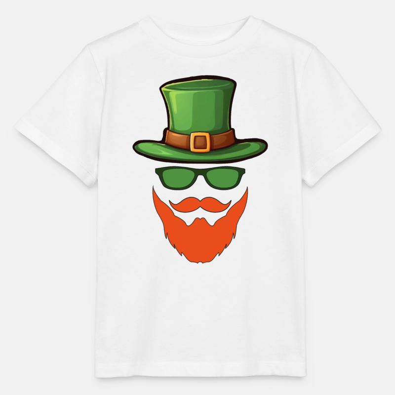 Fête de la Saint-Patrick - T-shirt bio MINI CREATOR Stanley/Stella Enfant - blanc