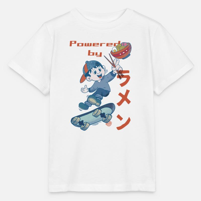 Powered by Ramen - Stanley/Stella Kinder T-Shirt MINI CREATOR - Weiß