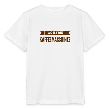 auf der Suche nach der Kaffeemaschine - Stanley/Stella Kinder T-Shirt MINI CREATOR  - Weiß - Vorne - Maike (125cm)