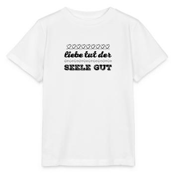 die Liebe ist wunderbar - Stanley/Stella Kinder T-Shirt MINI CREATOR  - Weiß - Vorne - Maike (125cm)