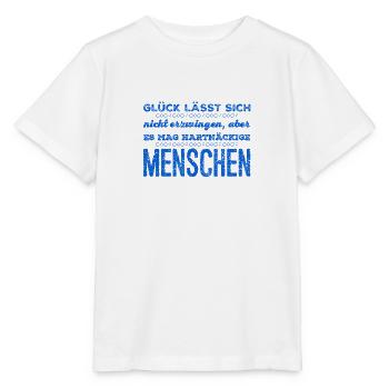 ich bin glücklich - Stanley/Stella Kinder T-Shirt MINI CREATOR  - Weiß - Vorne - Maike (125cm)