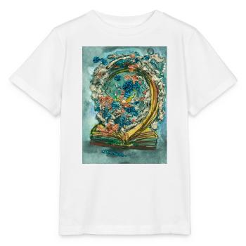 Magical novel - Stanley/Stella MINI CREATOR Kids’ T-Shirt - white - Front - Maike (125cm)