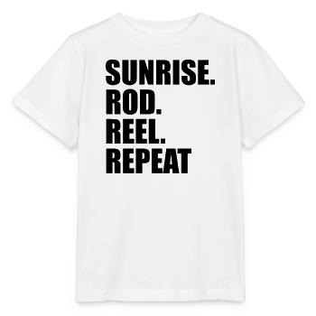 Sunrise Rutenrolle Repeat - Stanley/Stella Kinder T-Shirt MINI CREATOR  - Weiß - Vorne - Maike (125cm)