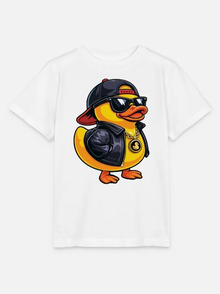 Cooler Quietscheenten-Entenliebhaber Enten-Enten-Entenküken - Stanley/Stella Kinder T-Shirt MINI CREATOR  - Weiß