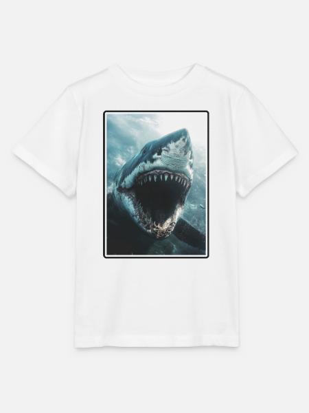 Weißer Haie Weißer Hai - Stanley/Stella Kinder T-Shirt MINI CREATOR - Weiß