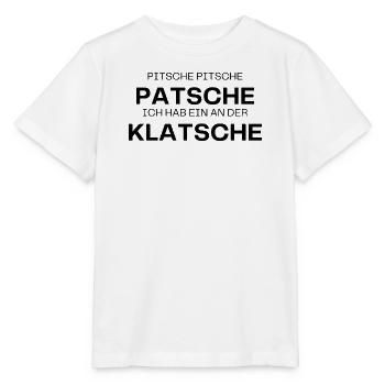 Pitsche Patsche Klatsche - Stanley/Stella Kinder T-Shirt MINI CREATOR  - Weiß - Vorne - Maike (125cm)