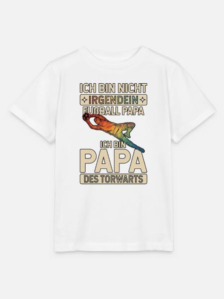 Fußball Papa Des Torwarts - Stanley/Stella Kinder T-Shirt MINI CREATOR  - Weiß