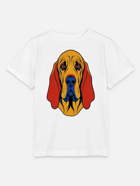 Bluthund - Stanley/Stella Kinder T-Shirt MINI CREATOR  - Weiß