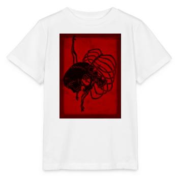 Schädelknochen - Stanley/Stella Kinder T-Shirt MINI CREATOR  - Weiß - Vorne - Maike (125cm)