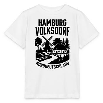 Volksdorf Hamburg Walddörfer  - Stanley/Stella Kinder T-Shirt MINI CREATOR  - Weiß - Vorne - Maike (125cm)