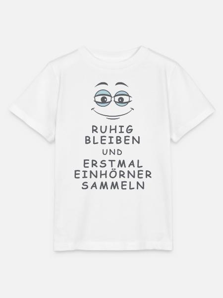Einhörner sammeln - Stanley/Stella Kinder T-Shirt MINI CREATOR - Weiß