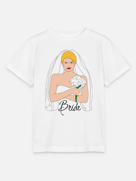 bride blond 1 - Stanley/Stella Kinder T-Shirt MINI CREATOR  - Weiß