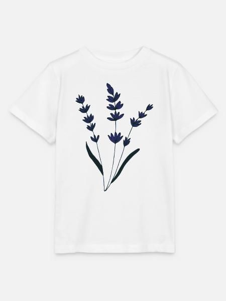 lavendel - Stanley/Stella Kinder T-Shirt MINI CREATOR - Weiß
