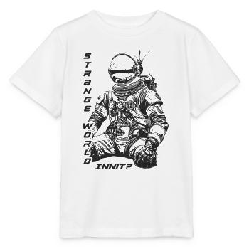 strange world - Stanley/Stella Kinder T-Shirt MINI CREATOR  - Weiß - Vorne - Maike (125cm)