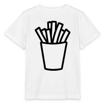 French fries - Stanley/Stella MINI CREATOR Kids’ T-Shirt - white - Front - Maike (125cm)