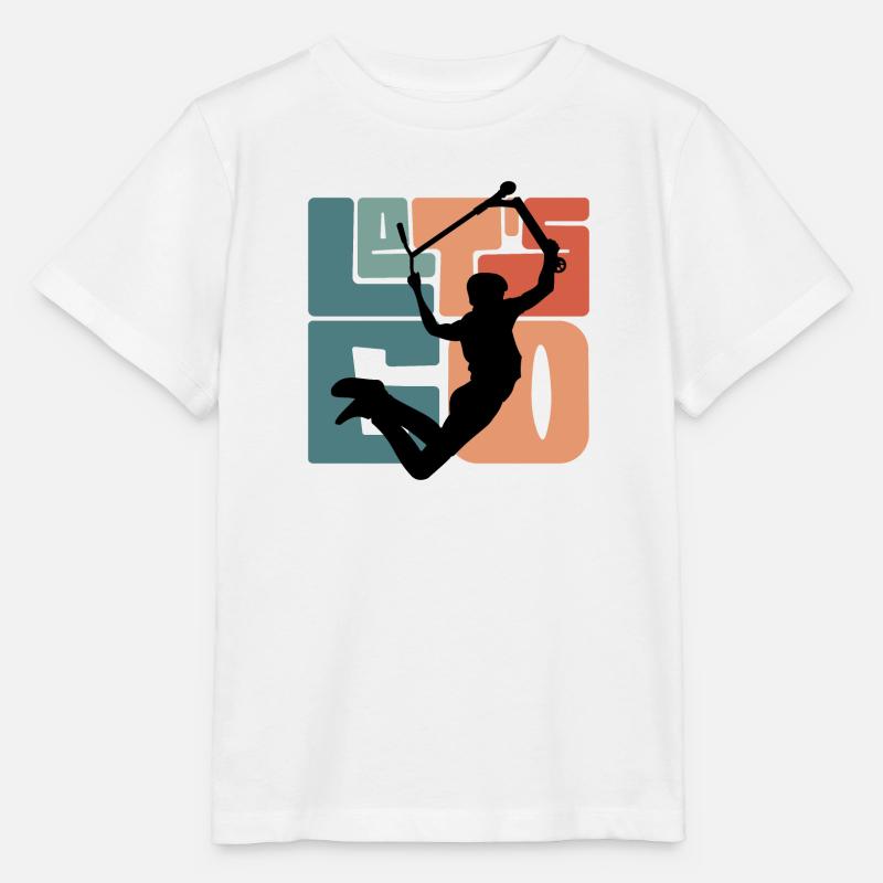 Let's go - T-shirt bio MINI CREATOR Stanley/Stella Enfant - blanc