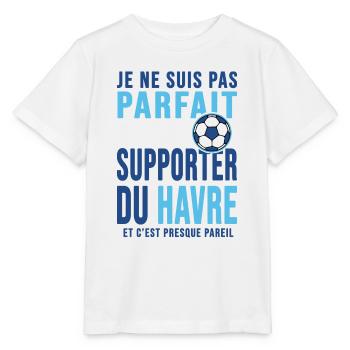 supporter foot le havre humour football du havre - T-shirt bio MINI CREATOR Stanley/Stella Enfant - blanc - Devant - Maike (125cm)
