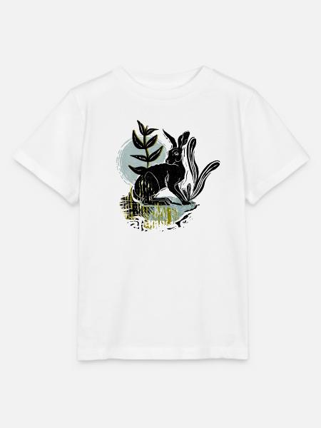 Schwarzer Hase - Stanley/Stella Kinder T-Shirt MINI CREATOR - Weiß