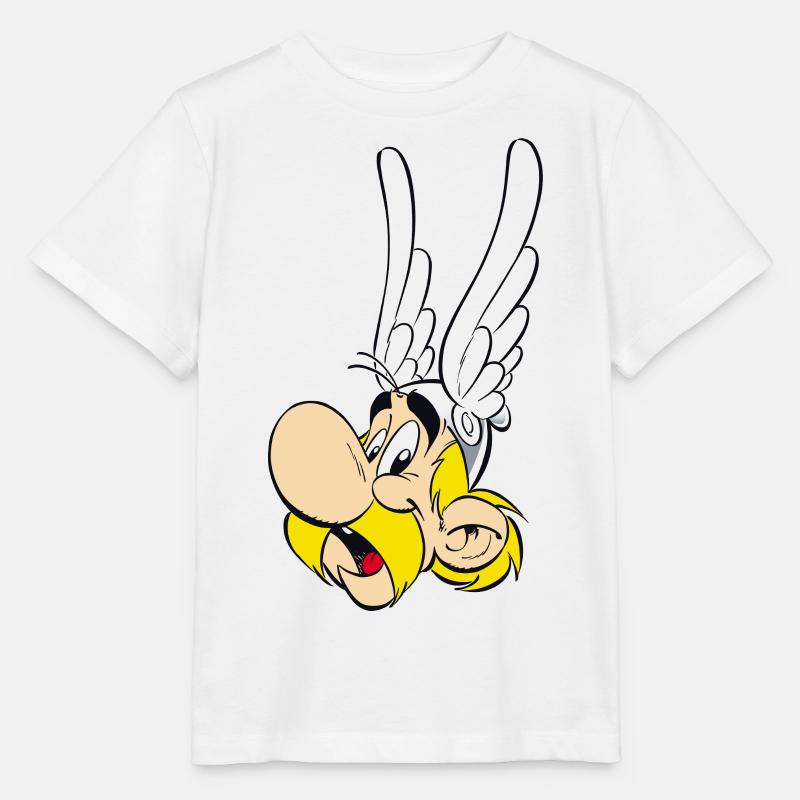 Astérix Portrait - T-shirt bio MINI CREATOR Stanley/Stella Enfant - blanc