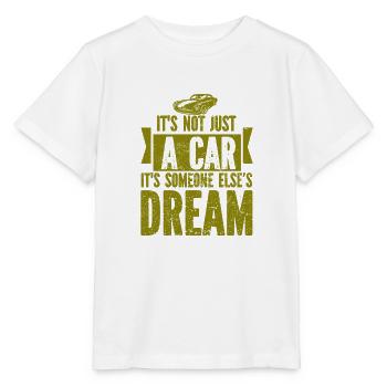 Voiture Ancienne Vétéran Voiture Classique Liberté États-Unis - T-shirt bio MINI CREATOR Stanley/Stella Enfant - blanc - Devant - Maike (125cm)