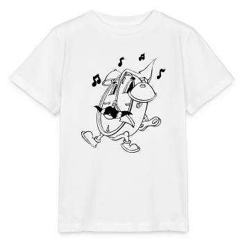 Réveil fou - T-shirt bio MINI CREATOR Stanley/Stella Enfant - blanc - Devant - Maike (125cm)