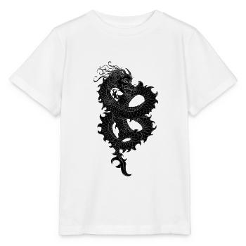 Black Dragon - Stanley/Stella Kinder T-Shirt MINI CREATOR  - Weiß - Vorne - Maike (125cm)