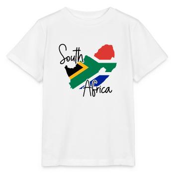Afrique du Sud - T-shirt bio MINI CREATOR Stanley/Stella Enfant - blanc - Devant - Maike (125cm)