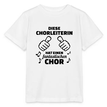 Chor - Stanley/Stella Kinder T-Shirt MINI CREATOR  - Weiß - Vorne - Maike (125cm)