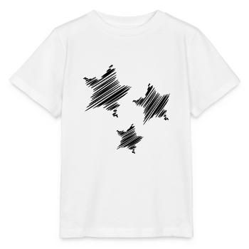 ETOILE. STAR. ETOILES. FÊTE. ANNIVERSAIRE. NOËL - T-shirt bio MINI CREATOR Stanley/Stella Enfant - blanc - Devant - Maike (125cm)