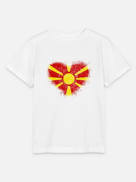 Mazedonien - Stanley/Stella Kinder T-Shirt MINI CREATOR  - Weiß