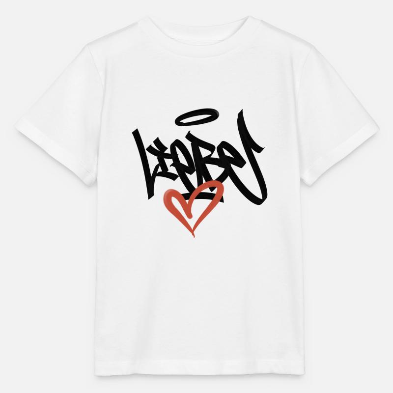 liebe graffiit - T-shirt bio MINI CREATOR Stanley/Stella Enfant - blanc