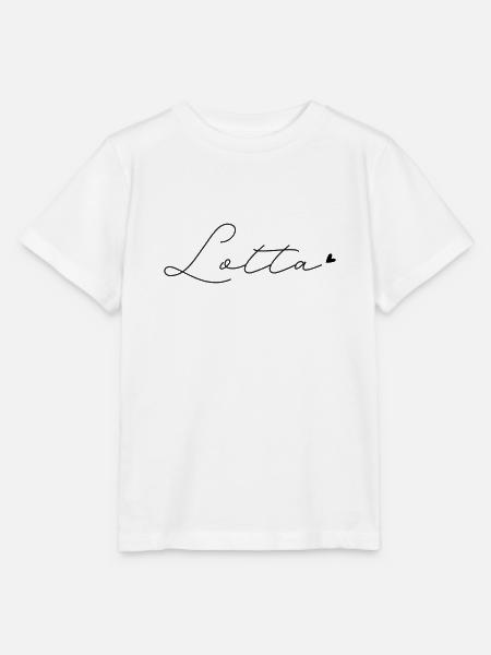 Name Lotta - Stanley/Stella Kinder T-Shirt MINI CREATOR  - Weiß