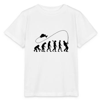 pêche - T-shirt bio MINI CREATOR Stanley/Stella Enfant - blanc - Devant - Maike (125cm)