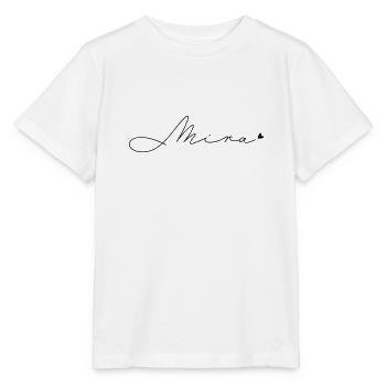 Name Mira - Stanley/Stella Kinder T-Shirt MINI CREATOR  - Weiß - Vorne - Maike (125cm)