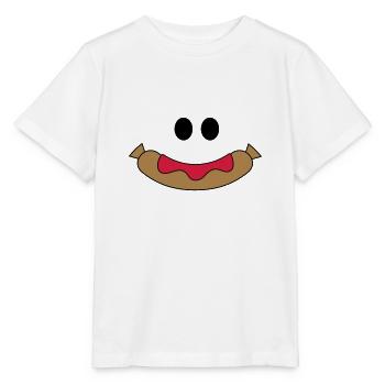 Happy Sausage - Stanley/Stella MINI CREATOR Kids’ T-Shirt - white - Front - Maike (125cm)