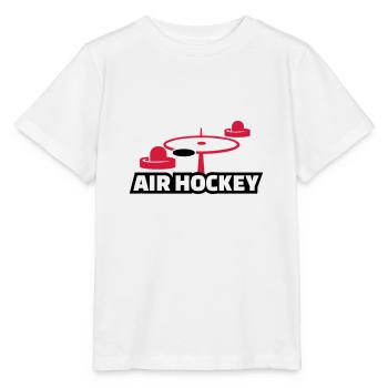 Air hockey - T-shirt bio MINI CREATOR Stanley/Stella Enfant - blanc - Devant - Maike (125cm)