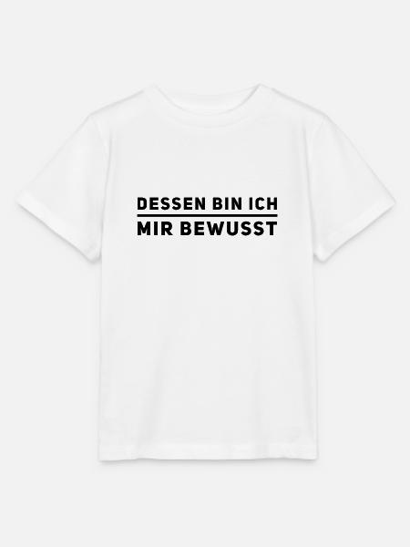 das ist mir klar - Stanley/Stella Kinder T-Shirt MINI CREATOR  - Weiß