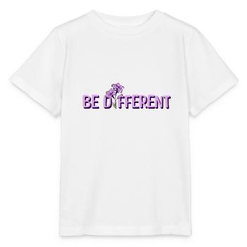 BE DIFFERENT – Purple Lilies Flowers Garden - Stanley/Stella MINI CREATOR Kids’ T-Shirt - white - Front - Maike (125cm)