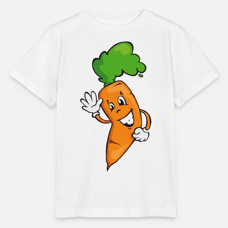 karotte - Stanley/Stella Kinder T-Shirt MINI CREATOR  - Weiß