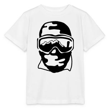 Ski Goggles - Stanley/Stella MINI CREATOR Kids’ T-Shirt - white - Front - Maike (125cm)