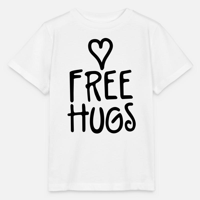 free hugs - Stanley/Stella Kinder T-Shirt MINI CREATOR - Weiß