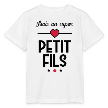Fils / Fille / Petit-Fils / Petite-Fille - T-shirt bio MINI CREATOR Stanley/Stella Enfant - blanc - Devant - Maike (125cm)