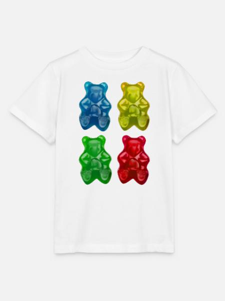 Gummibärchen - Fruchtige Süssigkeiten Kinder - Stanley/Stella Kinder T-Shirt MINI CREATOR  - Weiß