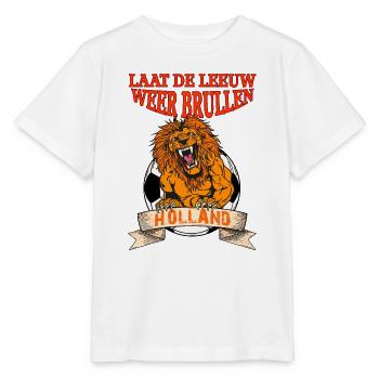 Let the lion roar - Stanley/Stella MINI CREATOR Kids’ T-Shirt - white - Front - Maike (125cm)