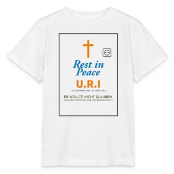 Commemorative Design Peace and Faith Ironic - Stanley/Stella MINI CREATOR Kids’ T-Shirt - white - Front - Maike (125cm)