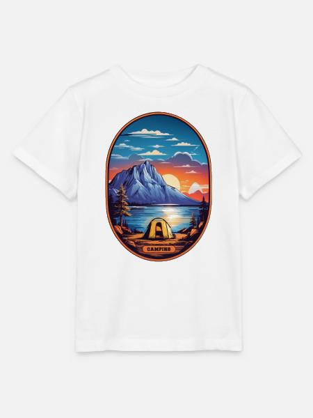 Camping Zeit - Stanley/Stella Kinder T-Shirt MINI CREATOR  - Weiß