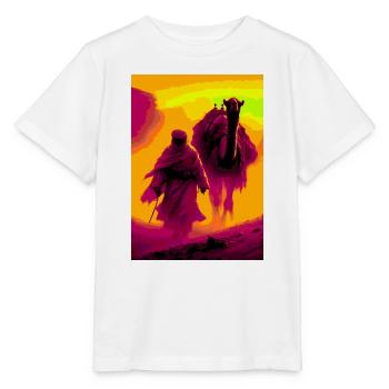 Bedouin in the Desert - Stanley/Stella MINI CREATOR Kids’ T-Shirt - white - Front - Maike (125cm)