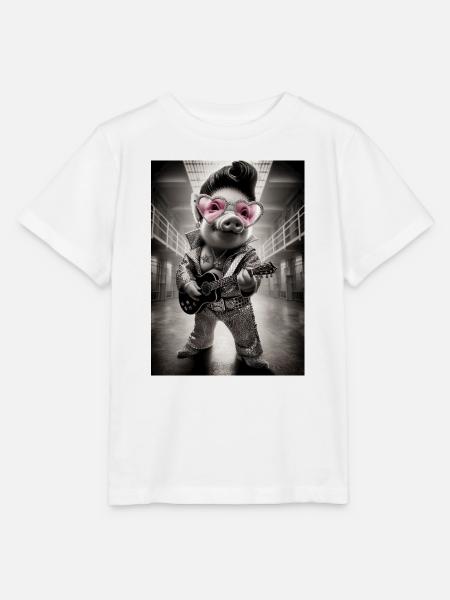 Schweinefleisch Rock im Gefängnis - Stanley/Stella Kinder T-Shirt MINI CREATOR - Weiß